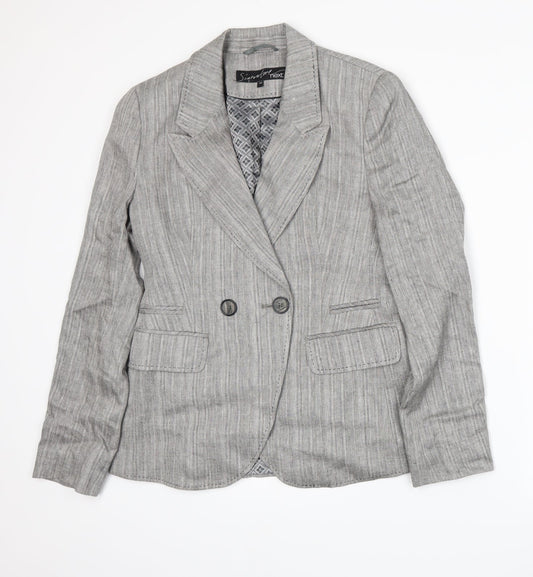 NEXT Womens Grey   Jacket Suit Jacket Size 10