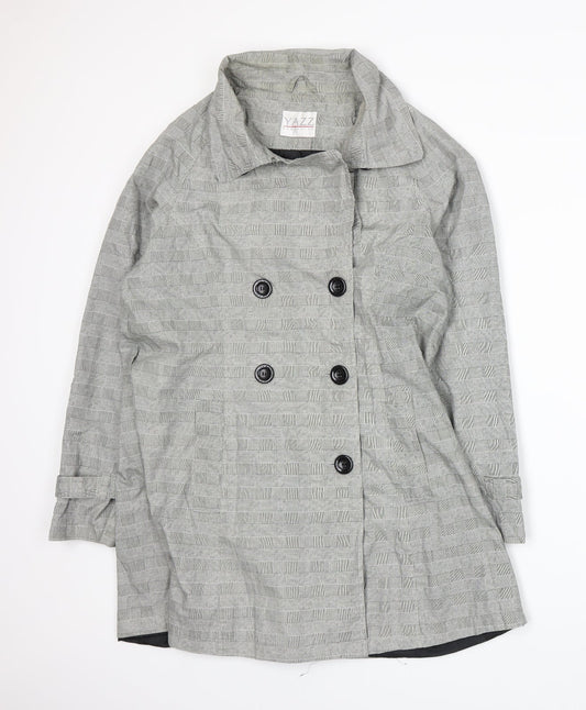 Yazz Womens Grey   Jacket Suit Jacket Size 16