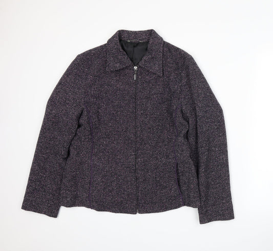 Marks and Spencer Womens Purple   Jacket  Size 14