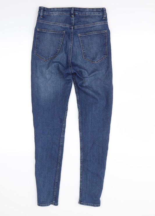 Divided Womens Blue  Denim Skinny Jeans Size 8 L26.5 in