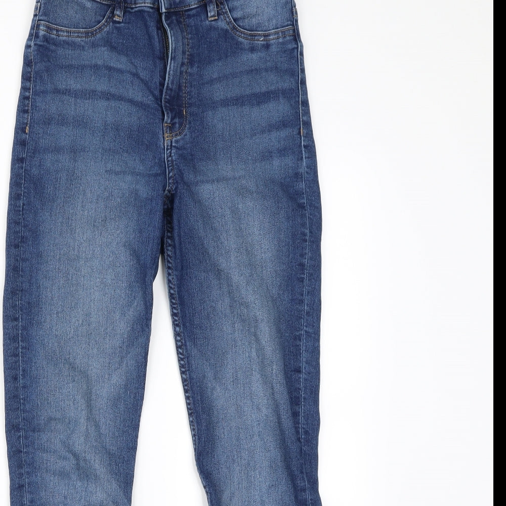 Divided Womens Blue  Denim Skinny Jeans Size 8 L26.5 in