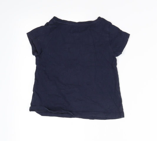 Gap Girls Blue   Basic T-Shirt Size 3 Years
