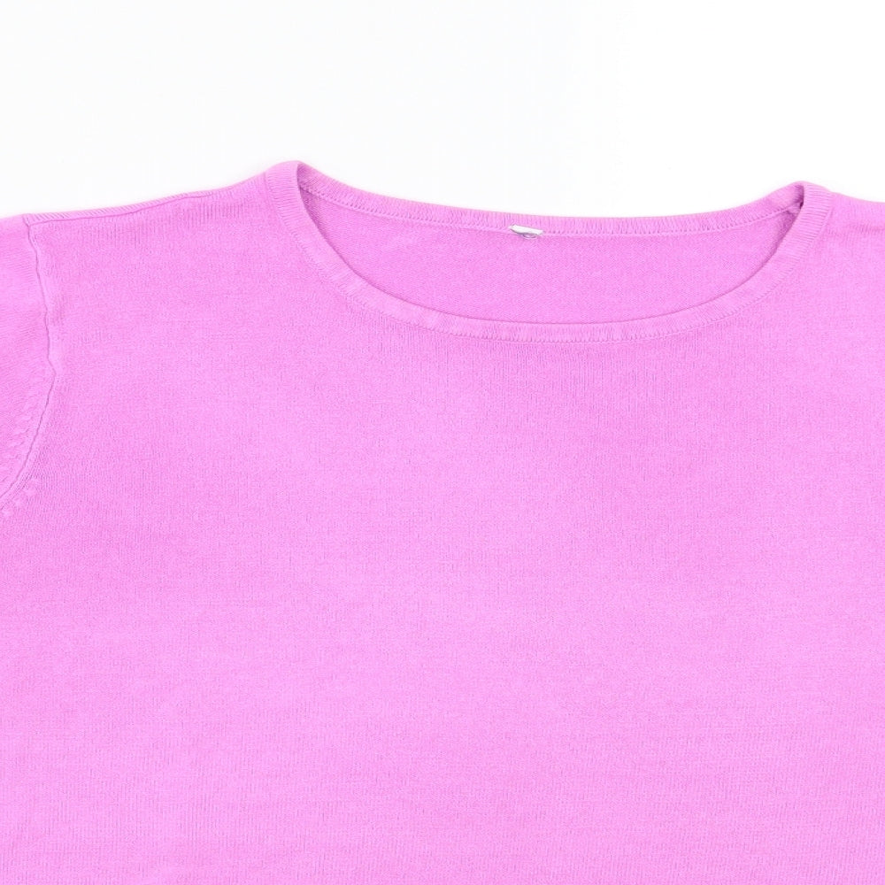 BHS Womens Purple  Knit Pullover Jumper Size 16