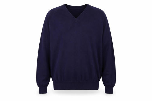 Classics Mens Blue  Knit Pullover Jumper Size XL