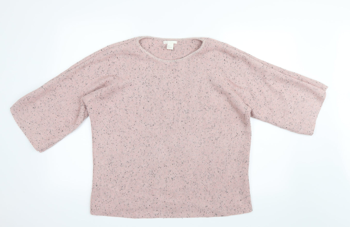 H&M Womens Pink  Knit Pullover Jumper Size 6