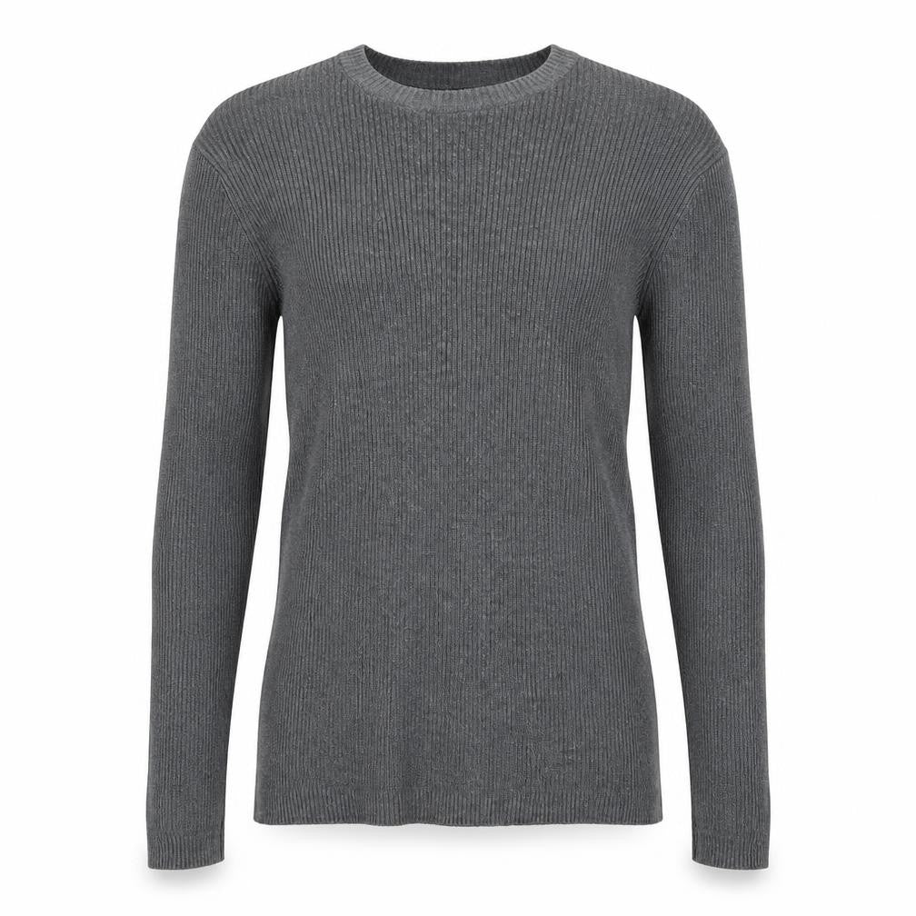 Front view of New Look men’s grey jumper, size S