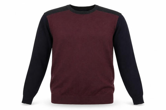 Easy Mens Red  Knit Pullover Jumper Size L