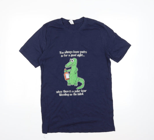 TG Mens Blue    T-Shirt Size M