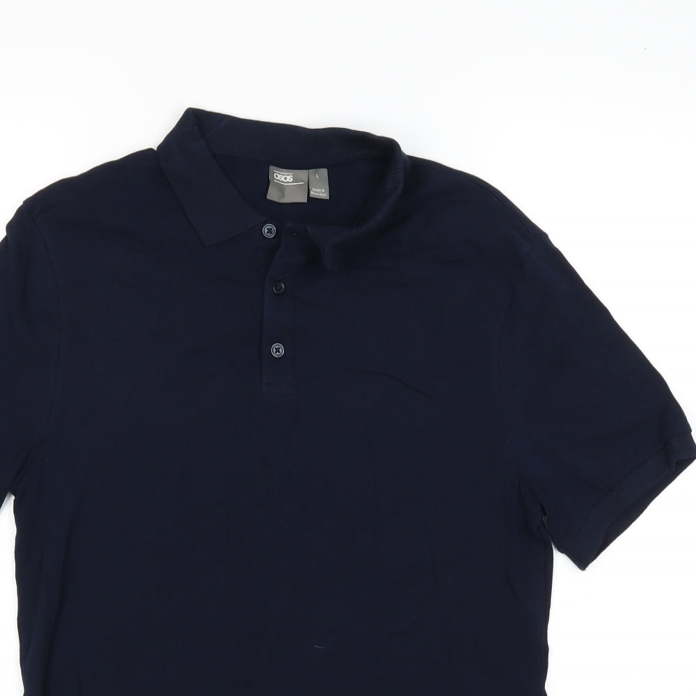 ASOS Mens Beige    Polo Size L