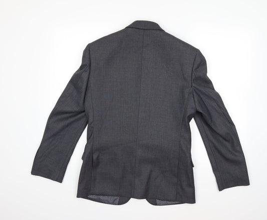 Red Herring Mens Grey   Jacket Suit Jacket Size 36