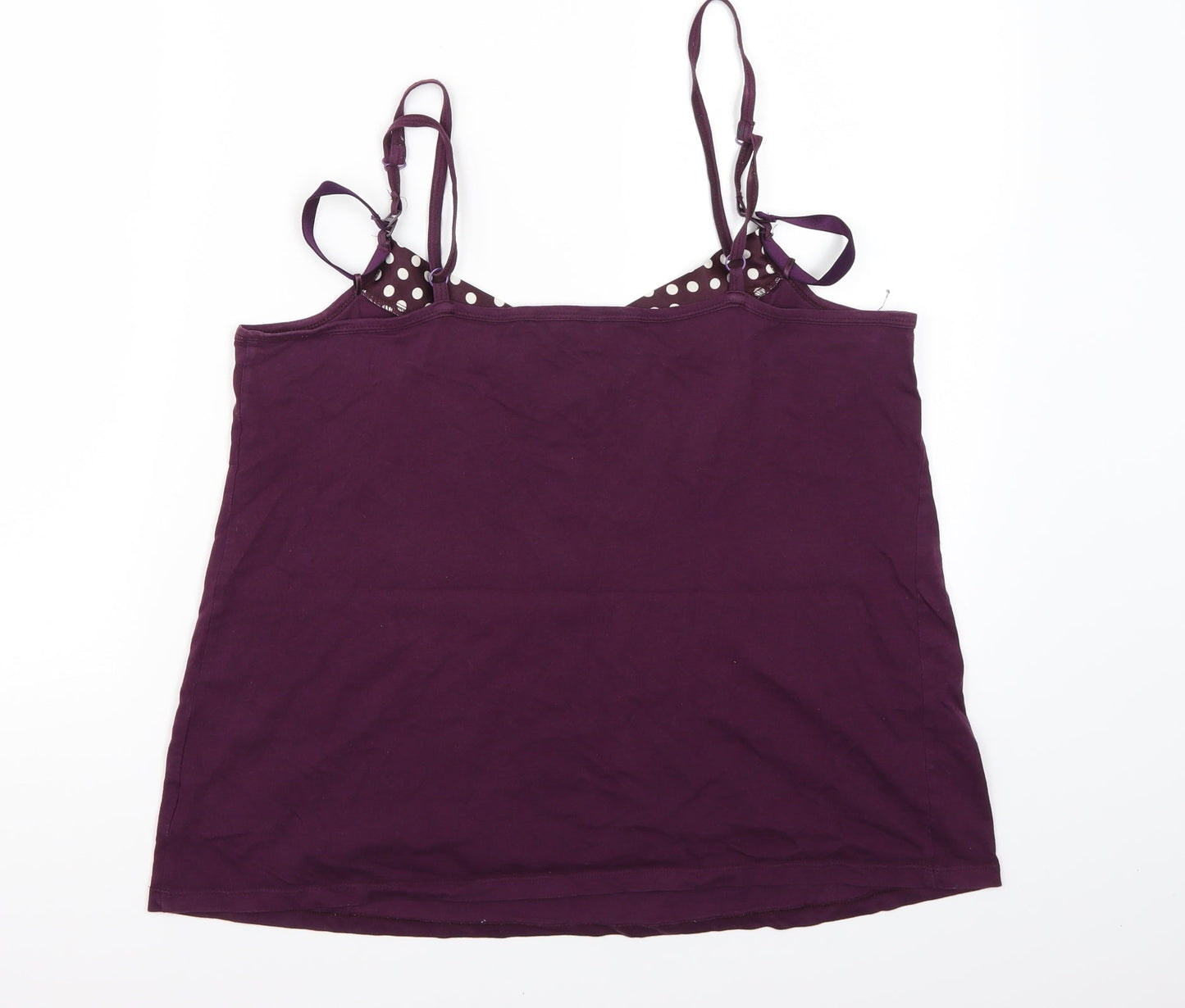 Mother care Womens Purple   Basic Tank Size 14