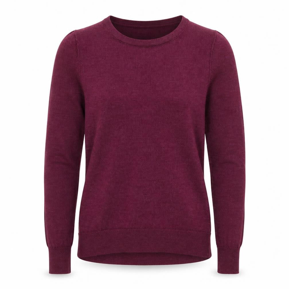 Front view of Preworn women’s purple jumper, size XS