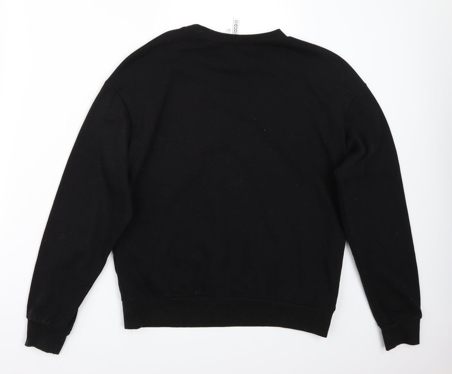 H&M Womens Black   Pullover Jumper Size M