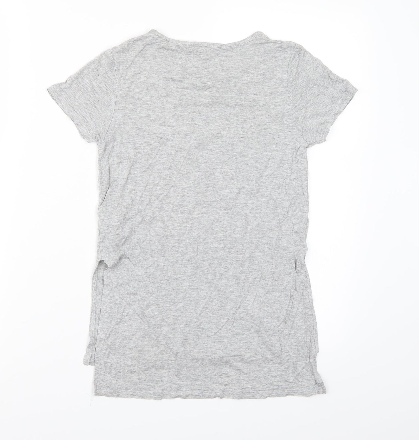 Bluezoo Girls Grey   Basic T-Shirt Size 9-10 Years