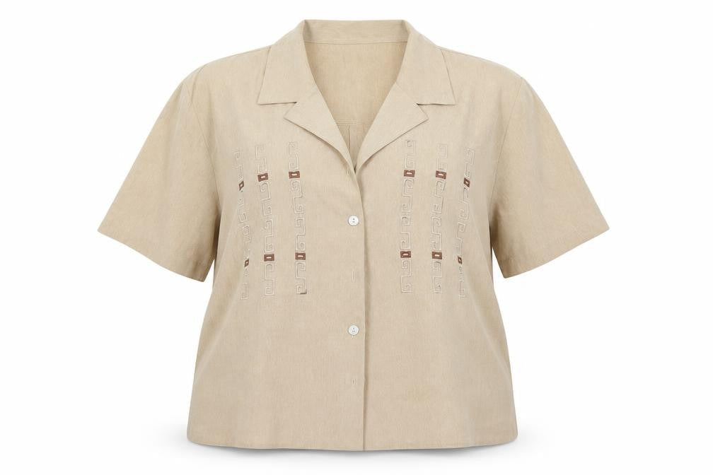 Berkeley Womens Beige   Basic Button-Up Size 20