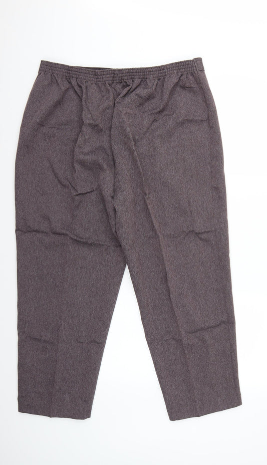 Berketex Womens Purple   Chino Trousers Size 20 L25 in