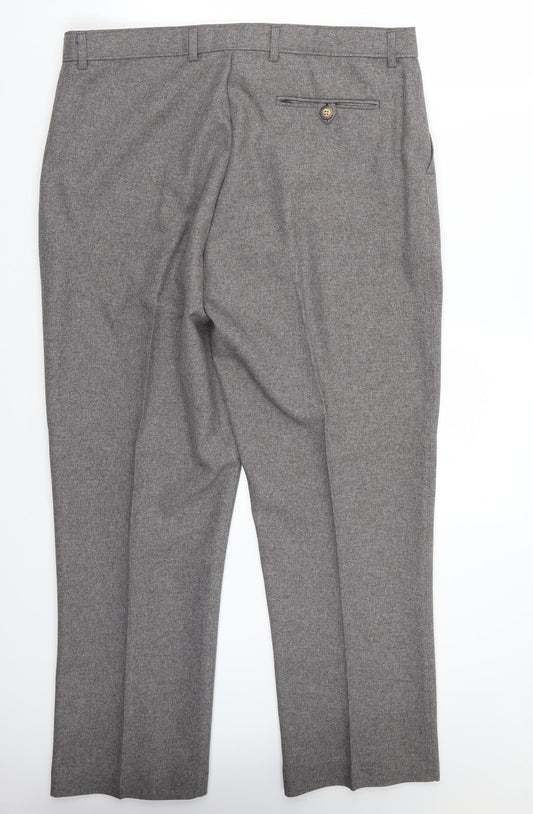 Preworn Womens Grey   Trousers  Size 34 L28 in