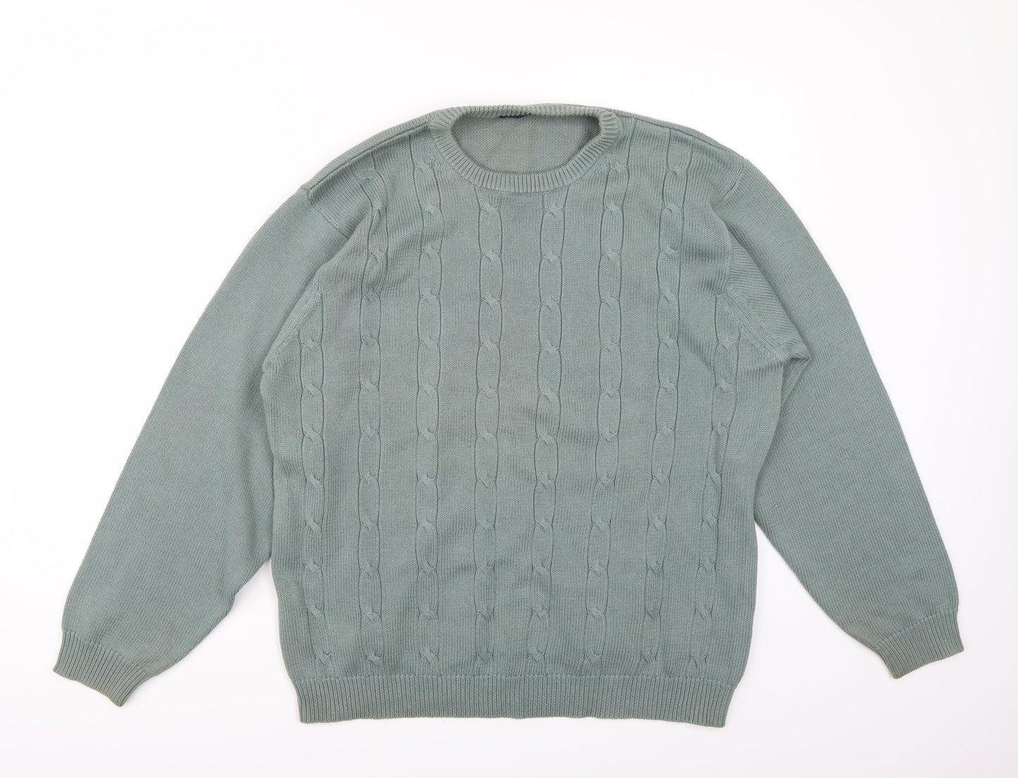 Westrock Mens Green   Pullover Jumper Size M