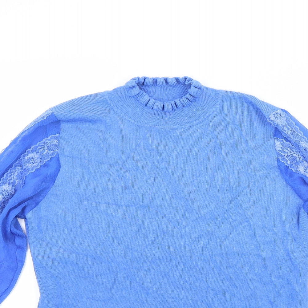 Laetitia Mem Womens Blue   Pullover Jumper Size M