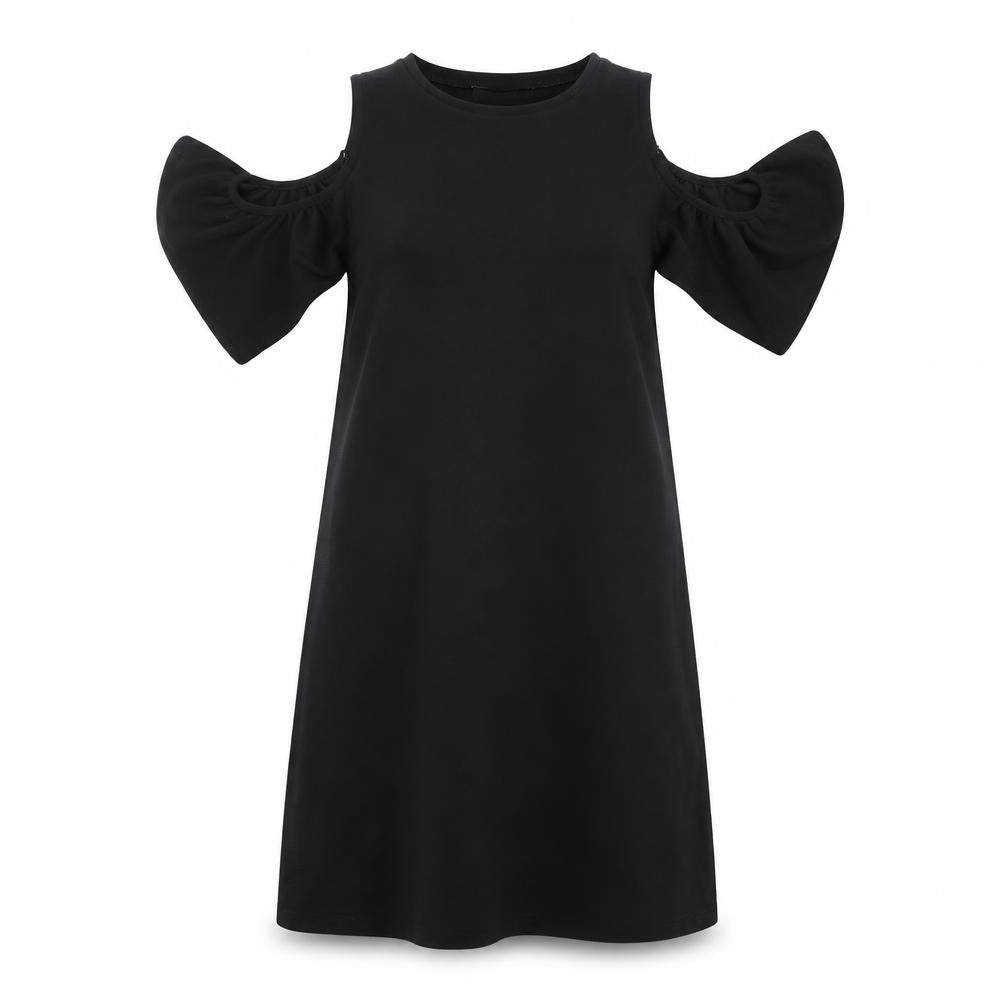 Front view of Zara women’s black a-line, size S
