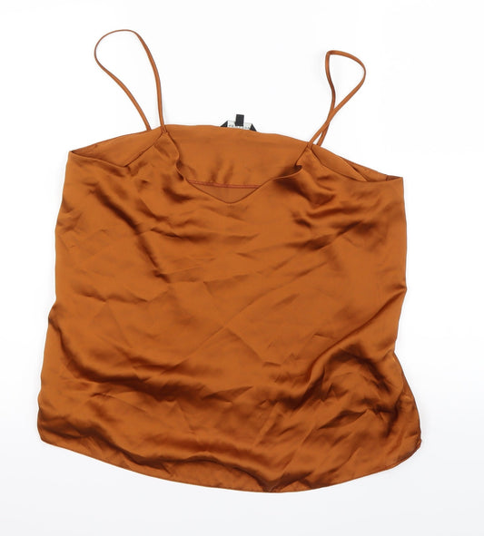 New Look  Womens Brown   Basic Blouse Size 14