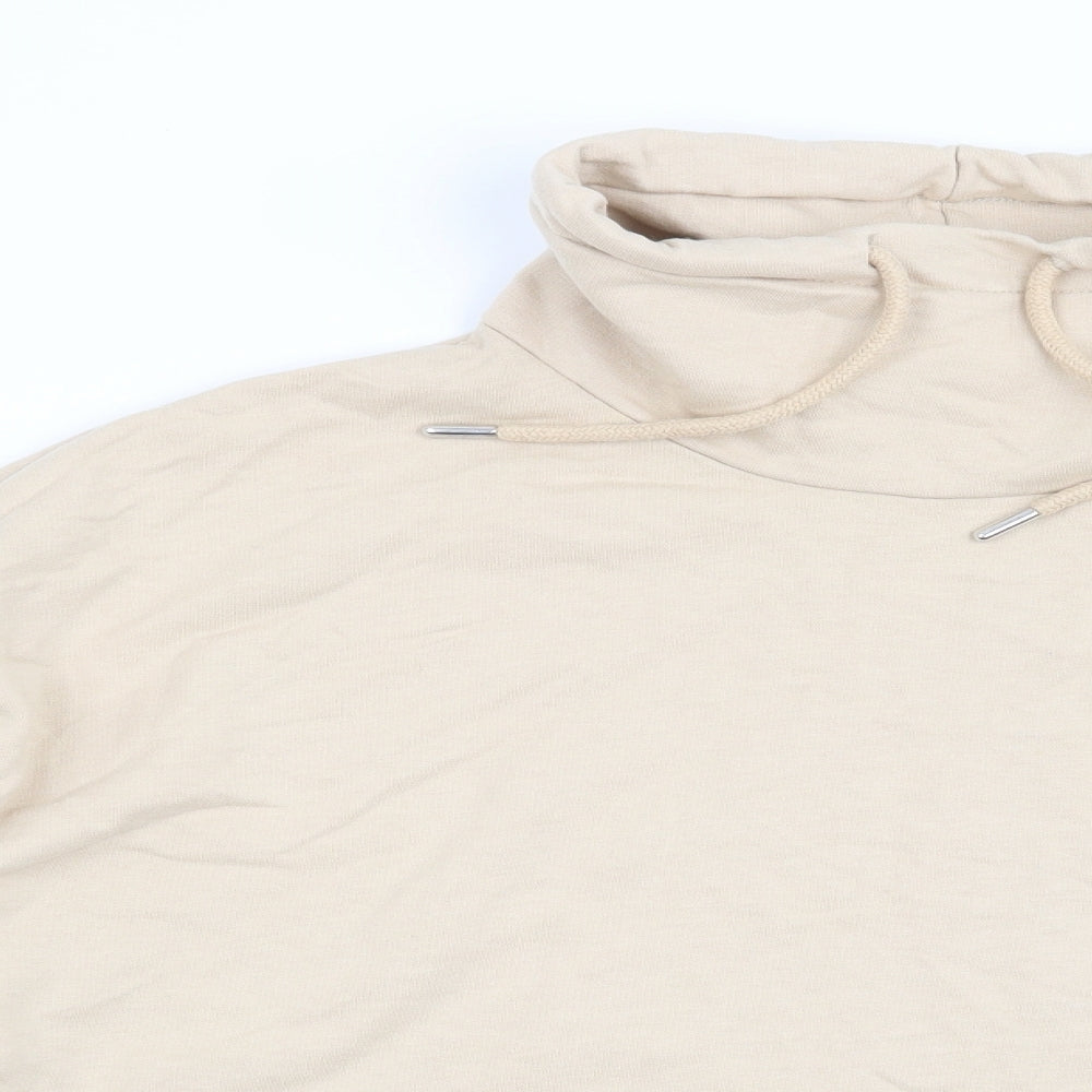 New Look Womens Beige   Pullover Sweatshirt Size M
