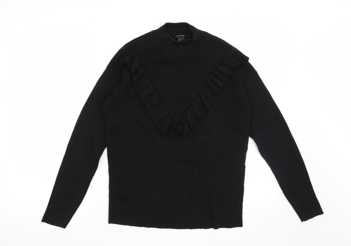 New Look Womens Black   Pullover Jumper Size S