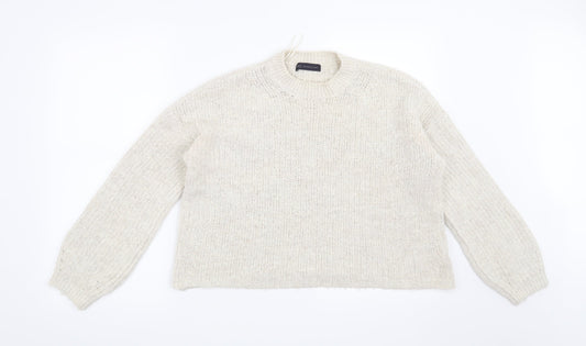 Marks and Spencer Womens Beige   Pullover Jumper Size M