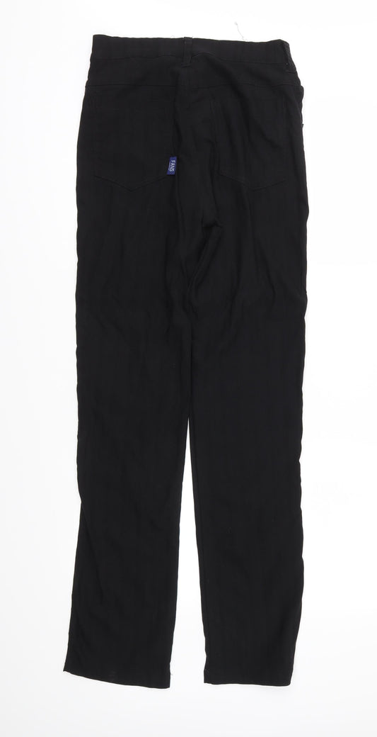 Fans Womens Black   Trousers  Size 28 in L32 in