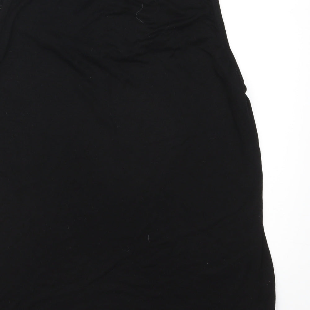 Primark Womens Black  Jersey Basic T-Shirt Size 6