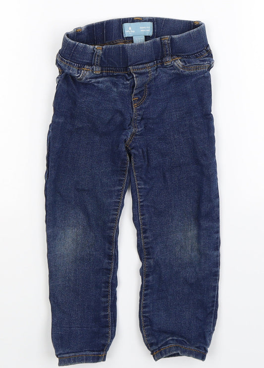 Gap Baby Blue  Denim Snow Pants Jeans Size 3-6 Months