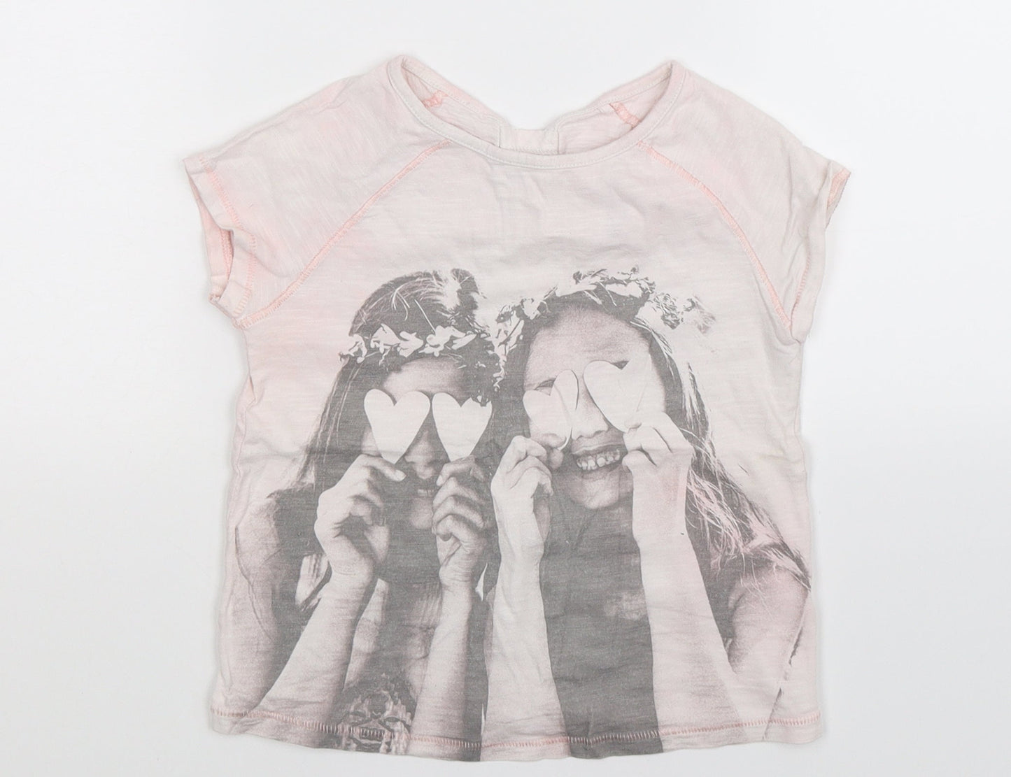 NEXT Girls Pink   Basic T-Shirt Size 4 Years