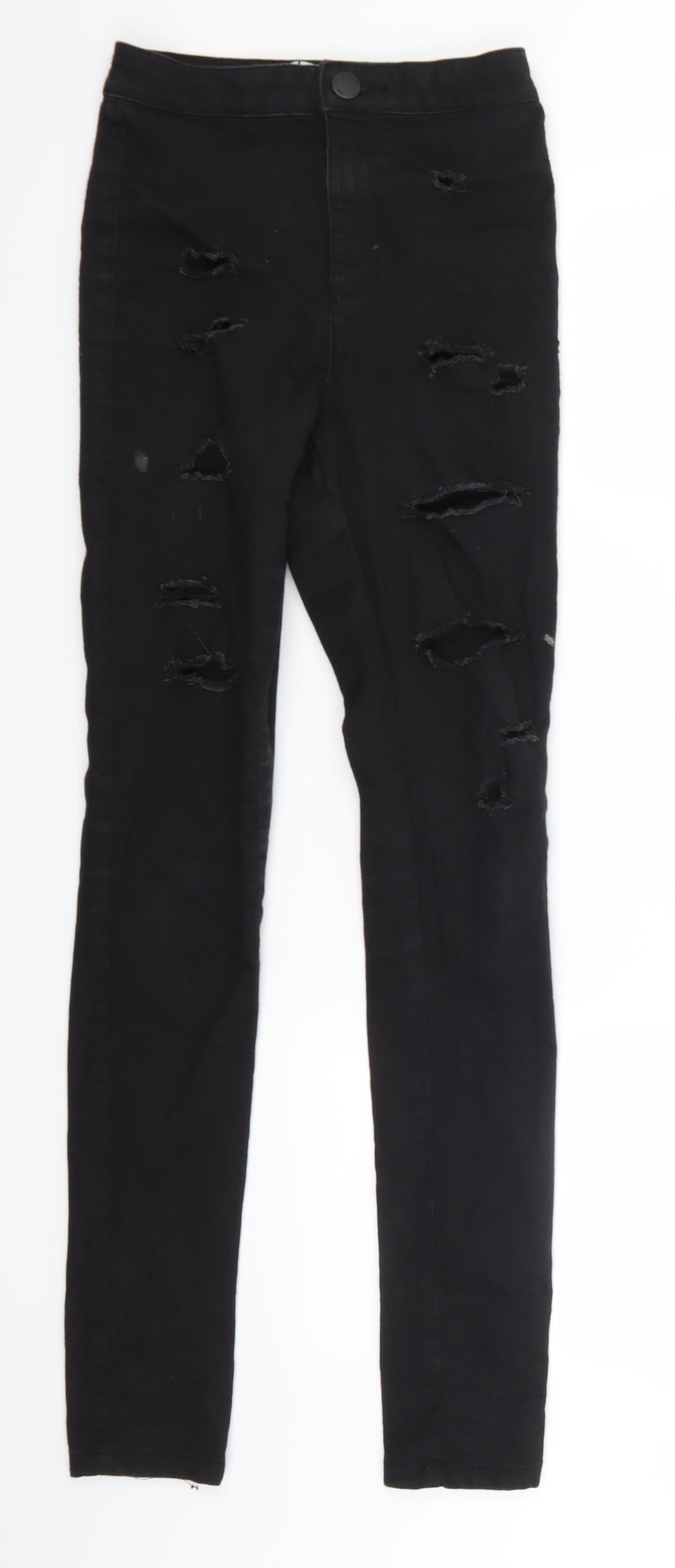 Miss Denim Womens Black  Denim Jegging Jeans Size 6 L29 in