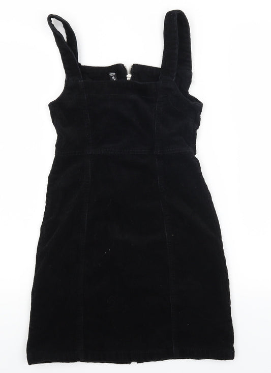 Denim Co Womens Black  Corduroy Bodycon  Size 6