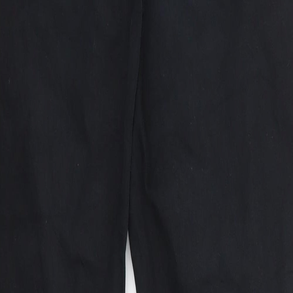 Topshop Womens Black  Denim Cropped Jeans Size 28 in L29 in