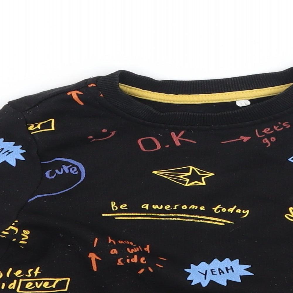 George Boys Black   Pullover Sweatshirt Size 2 Years