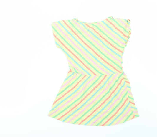 Gap Girls Yellow Striped  A-Line  Size 3 Years