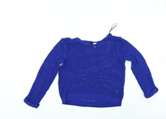 Divided by H&M Womens Blue   Pullover Jumper Size 6