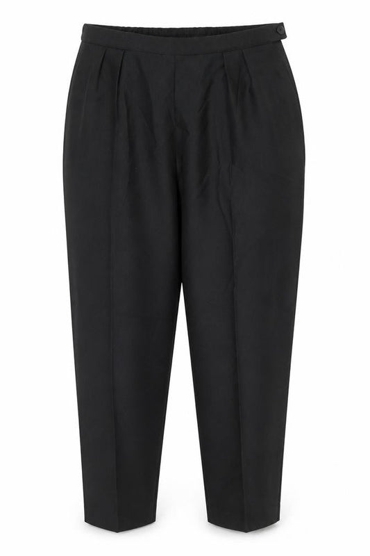 Classics Womens Black  Rayon Trousers  Size 18 L25 in