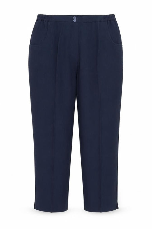 Special Collection Womens Blue  Rayon Trousers  Size 18 L26 in