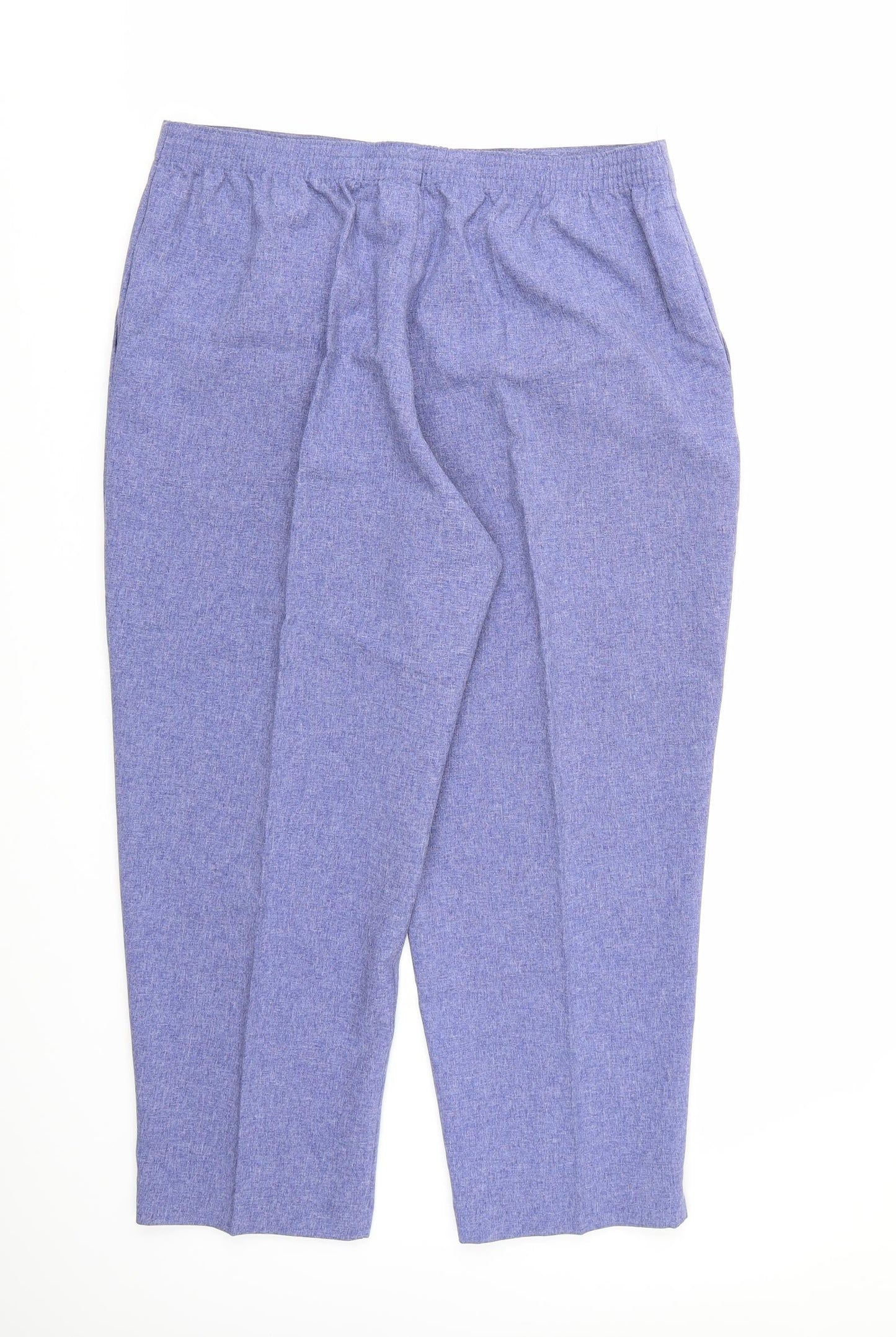 Preworn Womens Blue  Rayon Trousers  Size 20 L24 in