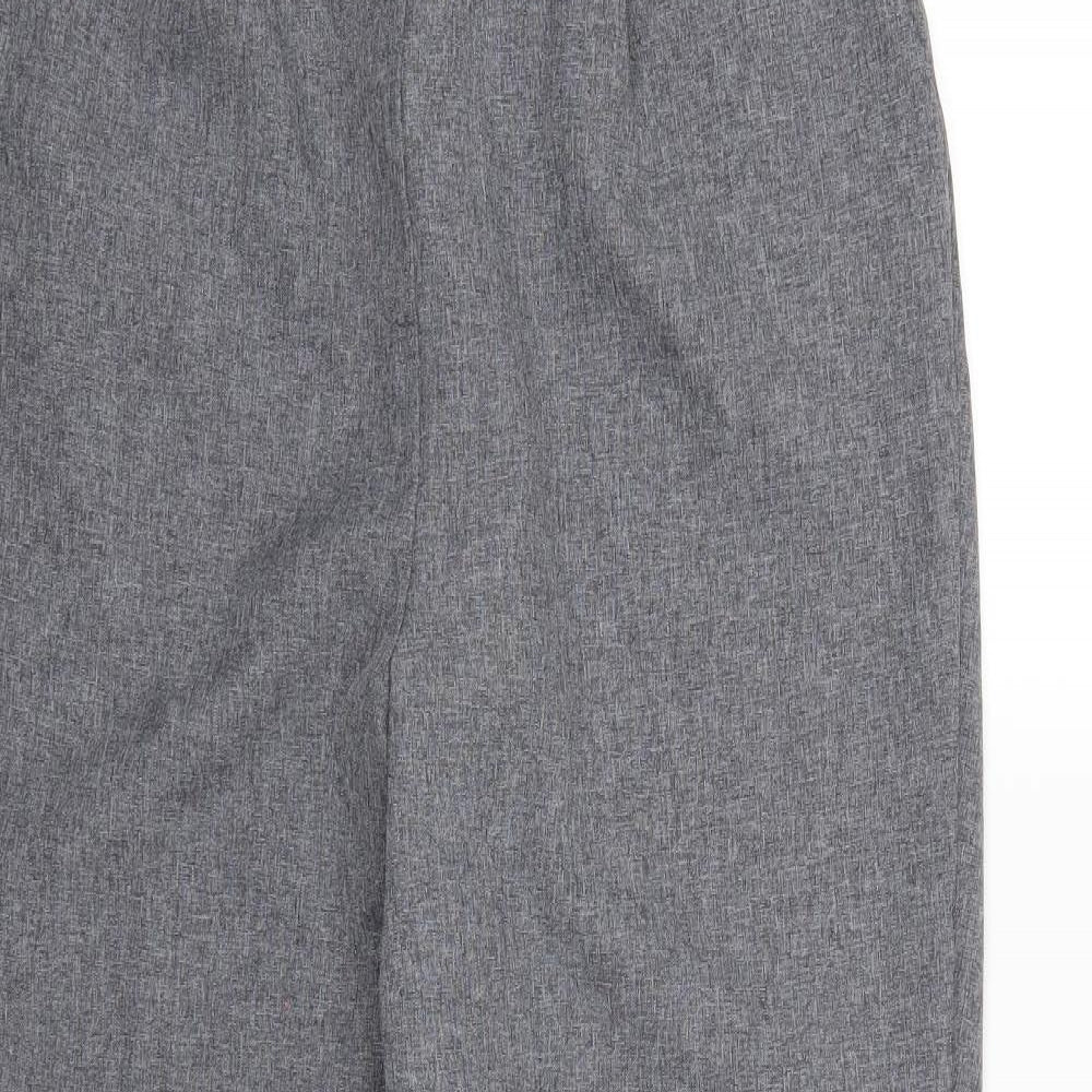 Bonmarché Womens Grey  Rayon Trousers  Size 16 L24 in