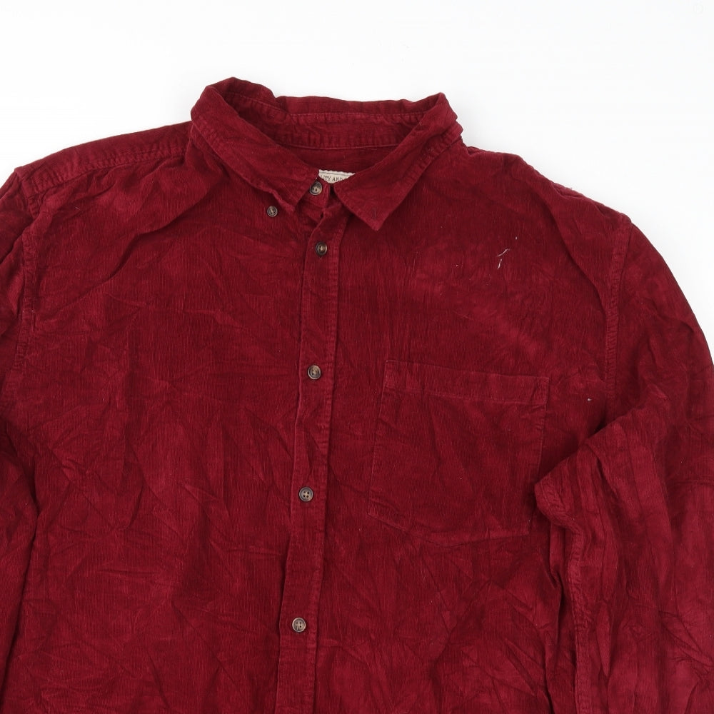 SANDSTONE Mens Red    Button-Up Size XLT