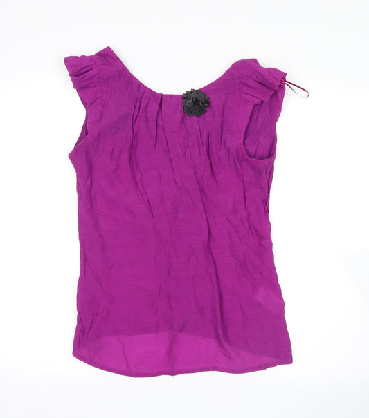 River Island Womens Purple   Basic Blouse Size 10