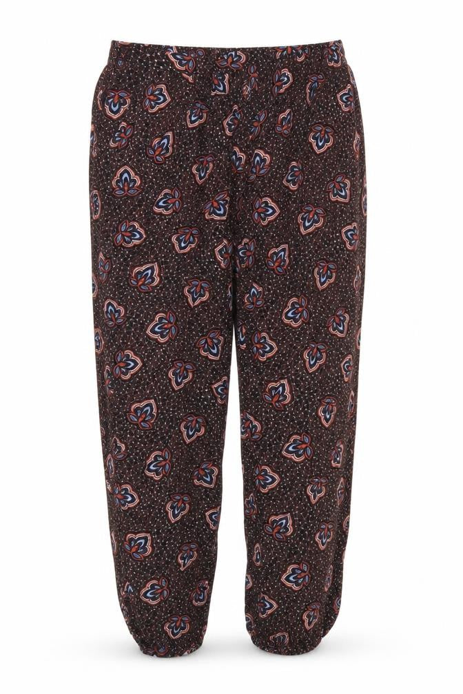 H&M Womens Brown Floral  Bloomer Trousers Size 4