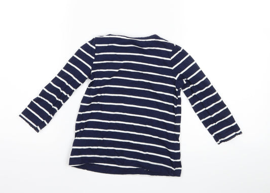 Topolino Girls Blue Spotted  Basic T-Shirt Size 3 Years  - Christmas Bauble