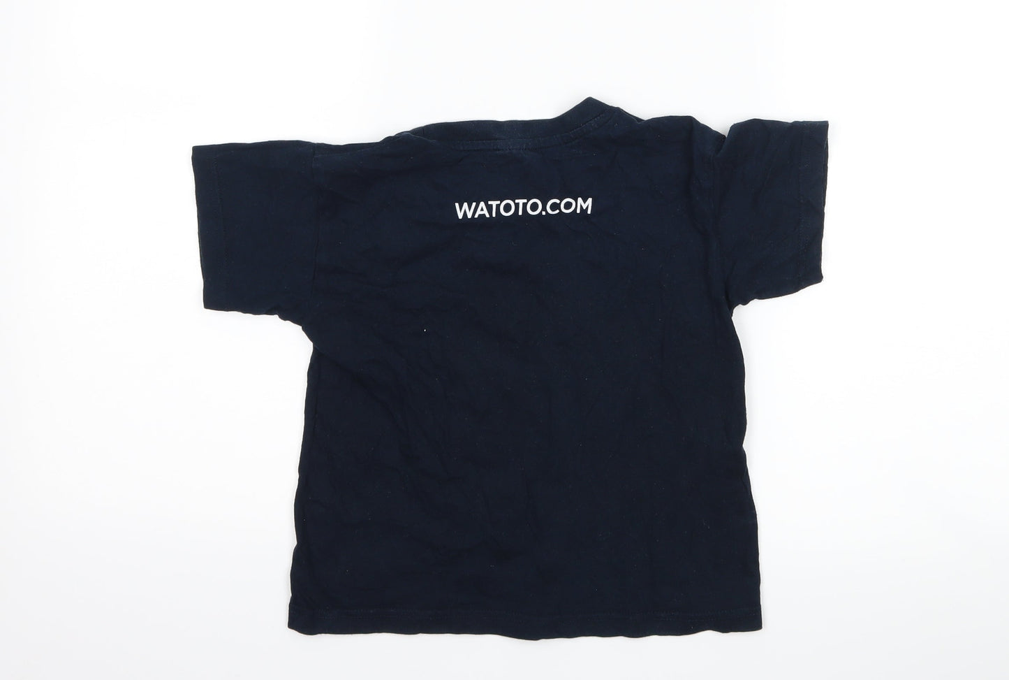 B&C collection Boys Blue   Basic T-Shirt Size 11-12 Years  - slogan