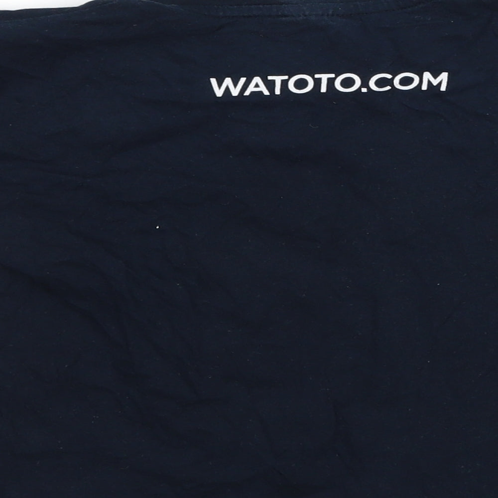 B&C collection Boys Blue   Basic T-Shirt Size 11-12 Years  - slogan