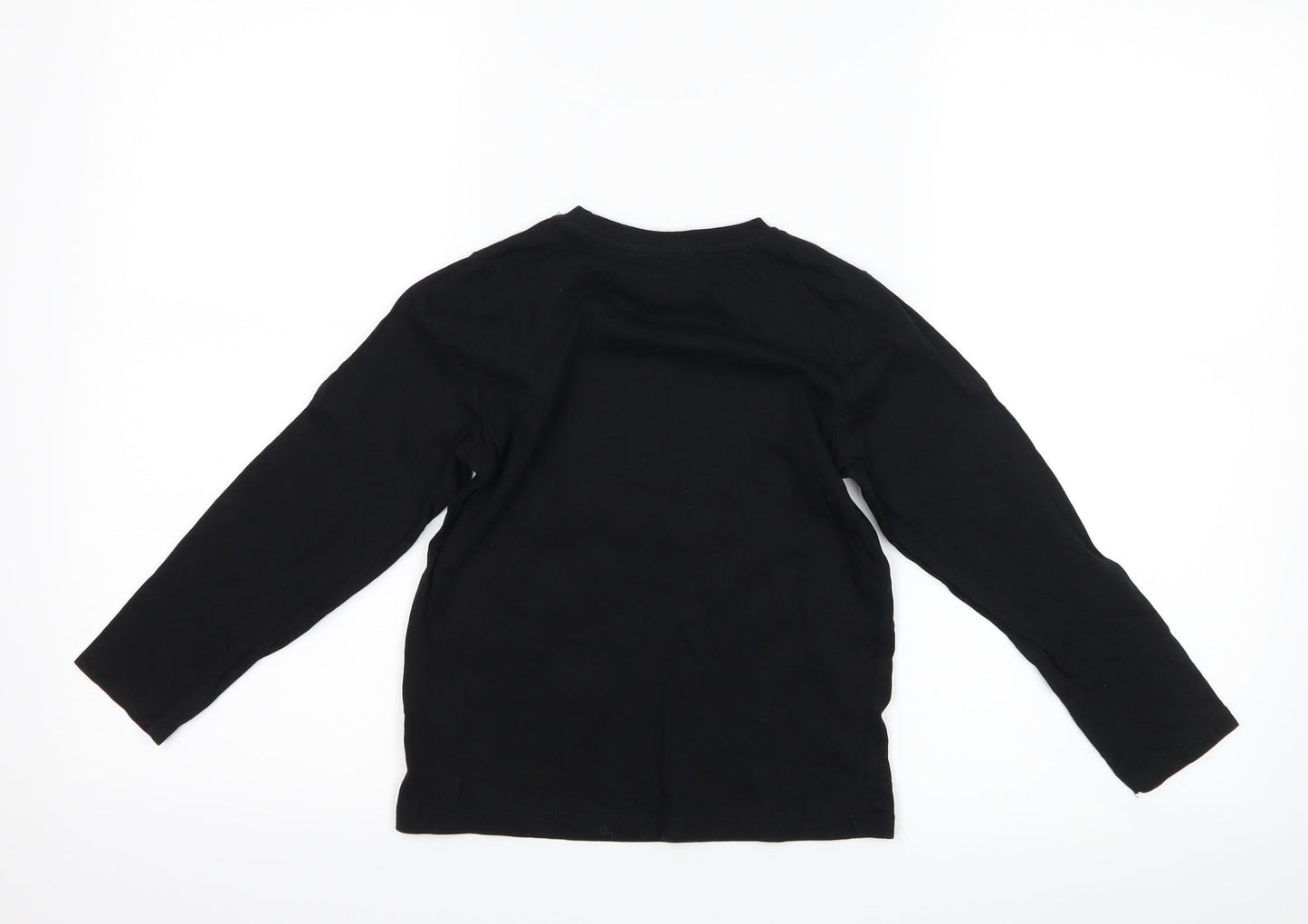 Pep & co Boys Black   Basic T-Shirt Size 6-7 Years  - NYC