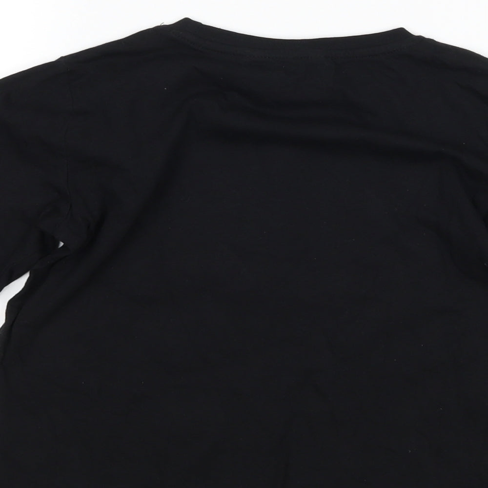Pep & co Boys Black   Basic T-Shirt Size 6-7 Years  - NYC